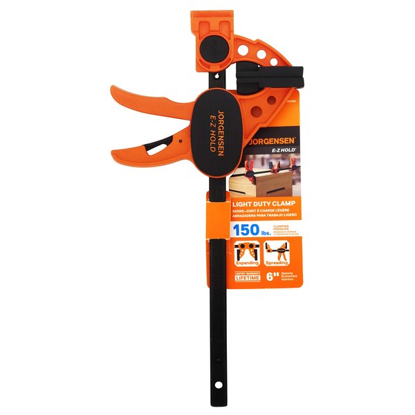 Pony Jorgensen Jorgensen 33606 E-Z HOLD 6-Inch Light Duty Expandable Bar Clamp