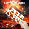 Volcano Temporary Tattoos Themed Fire Birthday Party Decorations Supplies Favors Decor 84PCS Hot Lava Floor Hawaii Dinosaur Tattoo Stickers Gifts For Kids Boys Girls Adults School Prizes Carnival
