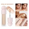 MEICOLY Liquid Highlighter,Long Lasting Liquid Luminizer Shimmer Stick,Waterproof Smooth Highlight Face Illuminator,Silky Natural Glow Makeup Sparkly Highlighters for Face,01 Enlighten