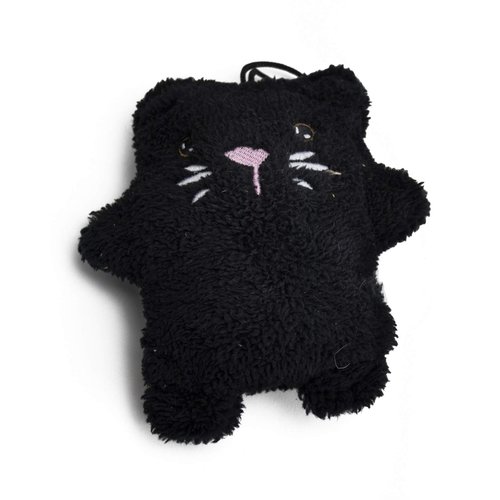 Da Bear Cat Toy Kicker Premium Plush Buddy w Catnip Pouch Asst Colors