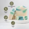 Dear Venus Handcraft Cold-Process Soap Bar, White Tea & Ginger Scent (1 pack,) Handmade Body and Face Soap For Men And Women, Vegan, Cruelty Free, Made in USA, 4.2oz - Fresh Collection