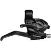 Shimano Shift/Brake Lever, Set, ST-EF413X7-SPEED, EZ-FIRE PLUS2F-STEEL/RESIN, for V-Brake, Black