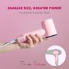 Mini Travel Hair Dryer Suptriblow, 110000 RPM Ionic Blow Dryer, Portable Hair Dryer for Fast Drying, Small Low Noise Hair Dryer with HD Digital Display, Compact Hair Dryer for Women - Pink