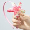 WRBAJIS Glitter Starfish Headband Sparkling Fish Scale Hair Bands Sea Star Hair Hoop Mermaid Hair Accessories for Women Girls Birthday Wedding Festival Celebration Party Supplies(Pink)