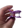 Funny Purple Grape Hair Clip,Acetate Hair Clip,Small Claw Clip for Women, 1 Count (Pack of 1)