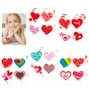 Valentines Heart Tattoos(100PCS),Konsait Valentine’s Day Temporary Tattoos Red Heart Tattoos for Kids Girls Boys Valentine’s Day Party Favor Supplies Kids School Gifts Goody Bag Filler Teachers Prizes