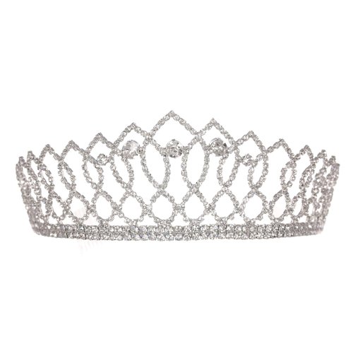 Pageant Queen Rhinestones Crystal Bridal Wedding Prom Tiara Crown