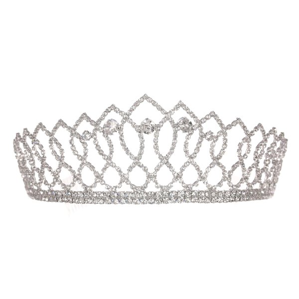 Pageant Queen Rhinestones Crystal Bridal Wedding Prom Tiara Crown