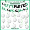 KORHONEN Let's Partee Golf Party Decorations, Golf Birthday Party Decorations Includes Let's Partee Golf Banner and Golf Hanging Swirls, Golf Themed Party Decorations for Kids Adults Baby Shower