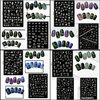 TailaiMei 15 Sheets Halloween Nail Stickers Glow in The Dark, Fluorescent Design Nail Decals, Self-Adhesive DIY Nail Art Tips for Women Manicure