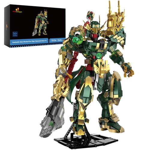 JMBricklayer Mech Robot Building Sets for Adults, Hero Mech Model Kits 70156, Powerful Mech Action Figures Display Model with Movable Joints, Ideal Gifts for Men, Boys, Kids Aged 8,9,10,11+(1,558PCS)
