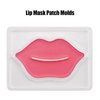 Sonew 5pcs Lip Mask, Transparent ABS Reusable Lip Beauty Mask Maker, Portable Lip Mask Patch Tray Plate for DIY