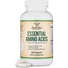 Essential Amino Acids - 1 Gram Per Serving Powder Blend of All 9 Essential Aminos (EAA) and All Branched-Chain Aminos (BCAAs) (Leucine, Isoleucine, Valine) 225 Capsules, Gluten Free by Double Wood