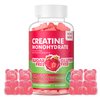 Novomins Creatine Monohydrate Gummies 5000mg for Men & Women, Chewables Creatine Monohydrate for Muscle Strength, Muscle Builder, Energy Boost, Pre-Workout Supplement(90 Count)-Strawberry Flavor