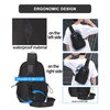 Black Sling Crossbody Bag for Men Women, Tactical Backpack Shoulder Daypack Mini Anti-Theft Motorcycle Chest Bags, Small One Strap Backpack for Casual Travel Hiking Outdoor Sports