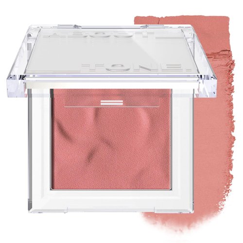 ABOUT TONE Fluffy Wear Blusher - Pressed Powder Cheek Blush with Airy and Soft Matte Blurring Fin...