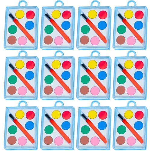 Paint Set Value Pack Favors in 6 Vibrant Colors - 6 Packs of 12 | Perfect for Art Parties, Kids' Creativity & Crafters