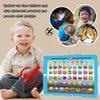 Kids Tablet Learning Pad Toddler Tablet with ABC Word Song Music Number Electronic Interactive Toy for Educational Preschool Boys & Girls 3 4 5 Years Old