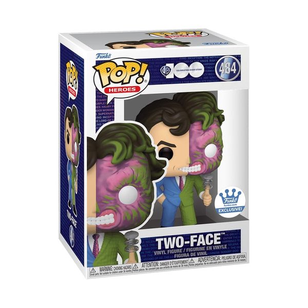 Funko Pop! Heroes: DC Comics: Two_Face Flipping Coin Shop Exclusive