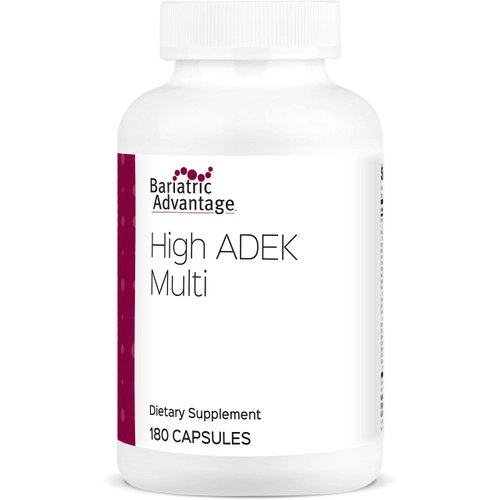 Bariatric Advantage High ADEK Multivitamin, High Potency Vitamin A, Vitamin D, Vitamin E, and Vit...