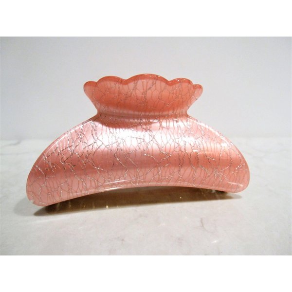 Generic Black, gold or pink hair claw clip (Primary color: Light pink), 1 Count (Pack of 1)