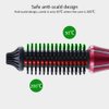 Electric Professional Anti-Scald Curling Brush with Instant Heat Up for All Hair Types (US Plug, 110-240V)
