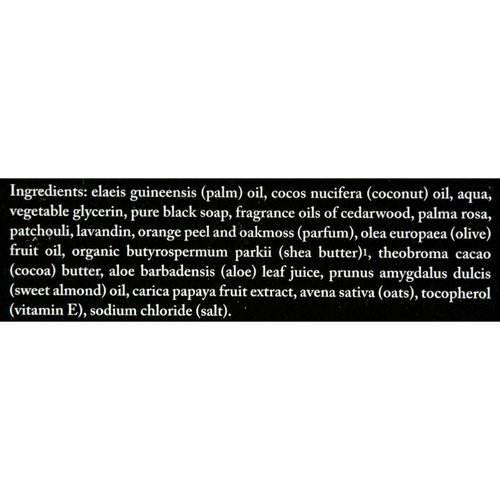 2 Pack of Dr. Woods Bar Soap Raw Black - 5.25 oz