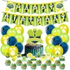 Pickleball Party Decorations Pickleball Birthday Party Supplies Includes Pickleball Birthday Banner Cake Topper Cupcake Toppers Balloons for Pickleball Birthday Decorations Party Favors