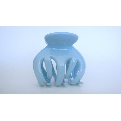 Generic Powder blue double grip octopus hair claw clip for thick hair