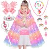 YAOOBEY Princess Dress Up Clothes for Girls 4-6,Unicorn Princess Easter Costumes Toys for Girls 3 4 5 6 7 Year Old Christmas Birthday Gifts