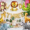 7 Pack Jungle Balloons Safari Animal Balloons Mylar Aluminum Foil Balloons Animal Balloons Jungle Safari Jungle Animal Balloons Jungle Theme Balloons Party Animal Balloons for Birthday Party for Kids