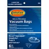 EnviroCare Replacement Micro Filtration Vacuum Cleaner Dust Bags made to fit Riccar SupraQuik and Simplicity Type S and Fastvac 6 pack
