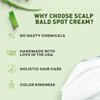 Bald Spot Hair Growth Cream | Scalp Treatment for Receding Hair | For Men and Women | Just Nutritive | 4 Oz