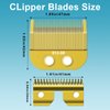 913-50 Adjustable Medium Blade Replacement Trimmer Blade Compatible with oster Finisher Trimmer Model 59 and T-Finisher Trimmer Blades，Golden