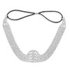 HomeSoGood Rhinestone Head Chain, Multi Layered Elastic Hair Band, Wedding Bridal Forehead Headpieces, Hair Jewelry for Women and Girls