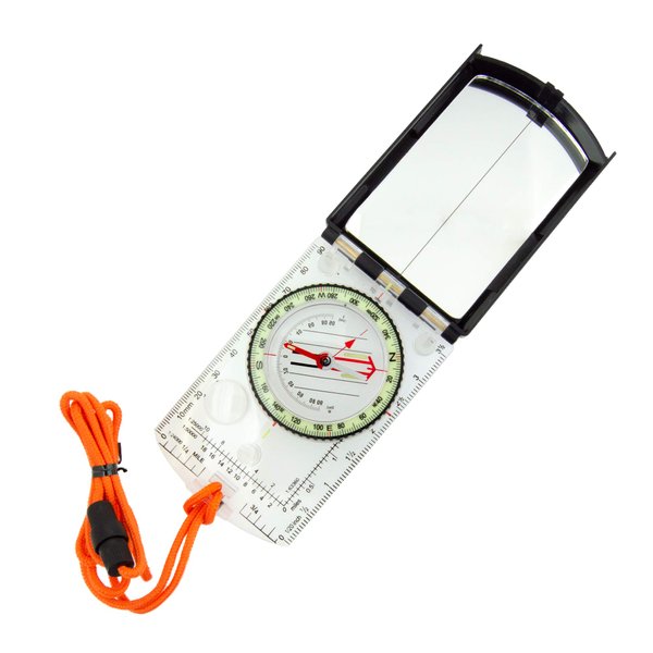 Sun Company ProSight Sighting Map Compass with Adjustable Declination - Lightweight Orienteering Baseplate Compass for Hiking, Backpacking, and Survival Navigation | Professional Grade Compass