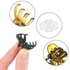 Expressions 24pc Mini Octopus Hair Clips Variety Pack - Clear, Tortoise & Black Professional Quality Hair Accessories For Everyday Styling