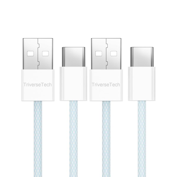 TRIVERSETECH Car Carplay Cable for iPhone 15, USB C Woven Cable Compatible with iPhone 15 CarPlay Cable, USB A to USB C Car Charger for iPhone 15, Support Max 6A Power Delivery, Data Transfer