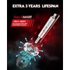 Torchbeam D2S D2R HID Bulbs, 400% Brightness, 35W Xenon Headlight Bulbs, 6000K Diamond White HID Lights, Metal Snap Ring and Base, 5 Minutes Installation, Pack of 2