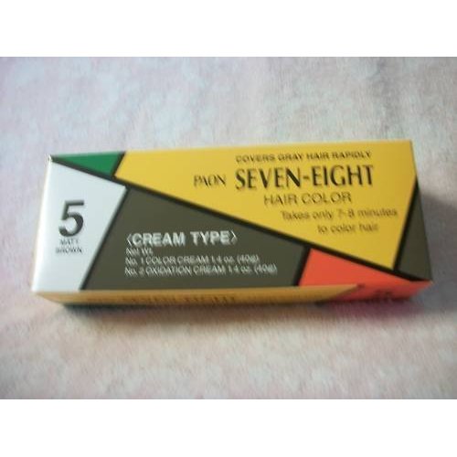 PAON SEVEN-EIGHT CREAMY TYPE HAIR COLOR MATT BROWN # 5 by Paon