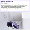 Sulfate Free Brass Toning Purple Shampoo Bar for Blonde, Bleached, Silver, or Brown Highlighted Hair, Travel Friendly, with Tin Container +Sponge