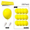 PartyWoo Yellow Balloons, 120 pcs 5 Inch Matte Yellow Balloons, Yellow Latex Balloons for Balloon Garland Balloon Arch as Party Decorations, Birthday Decorations, Baby Shower Decorations, Yellow-Y55