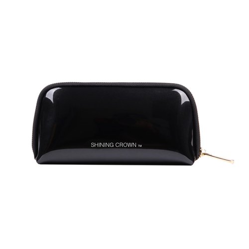 EMILYSTORES SHINING Crown Muliti-Functional Portable Travel Makeup Tote Bag Cosmetic Pouch For Storage Toiletry Travel Accessories, Black Color