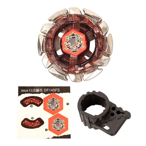 Battle Top Metal Fusion Gyro Toys Spinner Top Game BB29 Dark Wolf DF145FS Gift for Kids/Adults (bb-29)