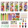 Springflower 168pcs Halloween Stationery Set for kids, Halloween Party Favors set, Halloween Stationery gift kit, Halloween Goody Bag Fillers including Pencil, Eraser, Ruler, Notepad, Stamper, Sticker