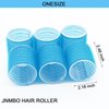 Hair Roller Set 12pcs, Hair Curlers Rollers Self Grip Hair Roller with Clips, Hair Rollers Salon Hair Dressing DIY Curly Hairstyle, Jumbo, random color