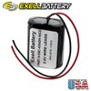Exell 2.4V 1200mah NiCd Custom Battery Pack w/Wire Leads