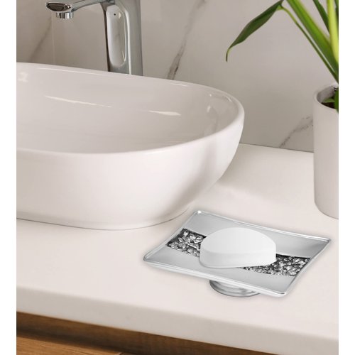 Popular Bath Silver Sinatra, Soap Dish