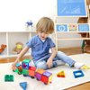 Magnetic Tiles Cars Construction Set - 4 PCS Magnetic Tiles Magnet Bricks Truck Sensory Toys, Educational Magnetic Cars Set Magnet Building Blocks for 3 4 5 6 7 8+ Year Old Girls Boys