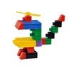 SNAPO Advanced Builder Blocks 7 Years and up - Six-Sided Toddler Building Blocks - Build Planes, Cars and Trains - Unisex Stackable Assembly Blocks for Kids (300pcs)